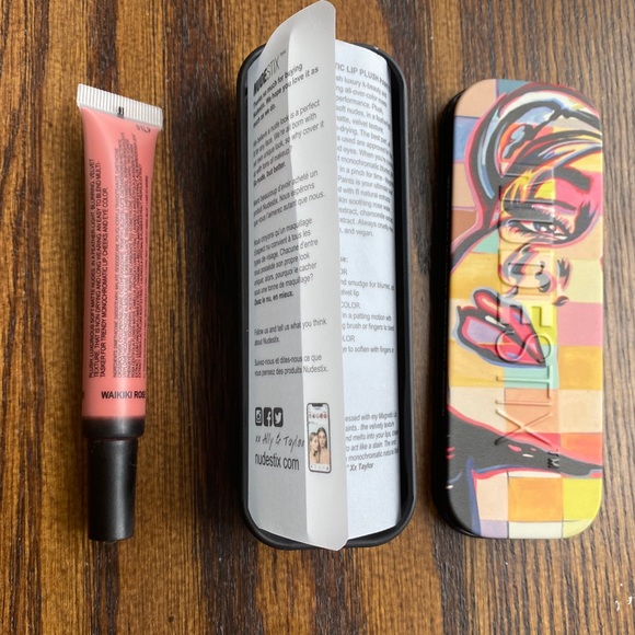 Nudestix Magnetic Plush Paint Waikiki Rose Lip/Eye - Picture 4 of 7